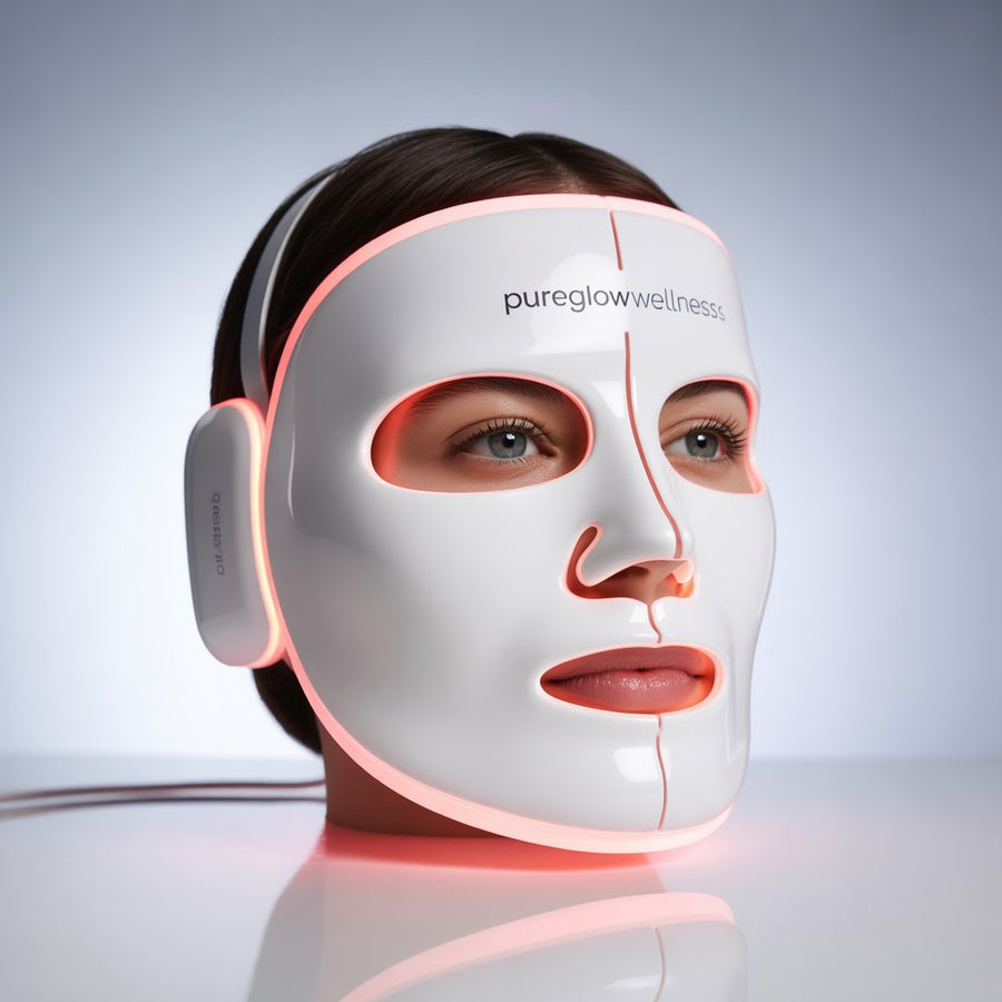“PureglowWellness™ – Masque LED Beauty 7 Couleurs | Anti-Âge, Éclat & Soin Peau”