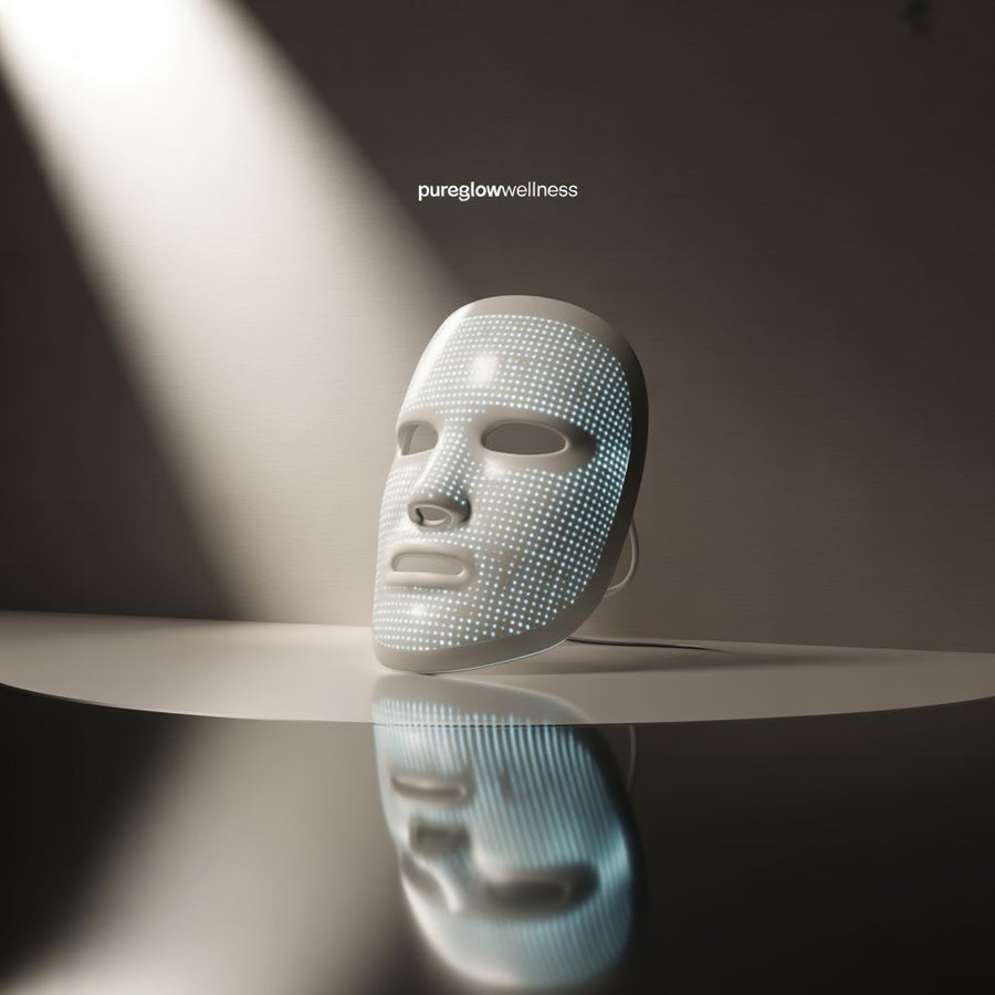 “PureglowWellness™ – Masque LED Beauty 7 Couleurs | Anti-Âge, Éclat & Soin Peau”