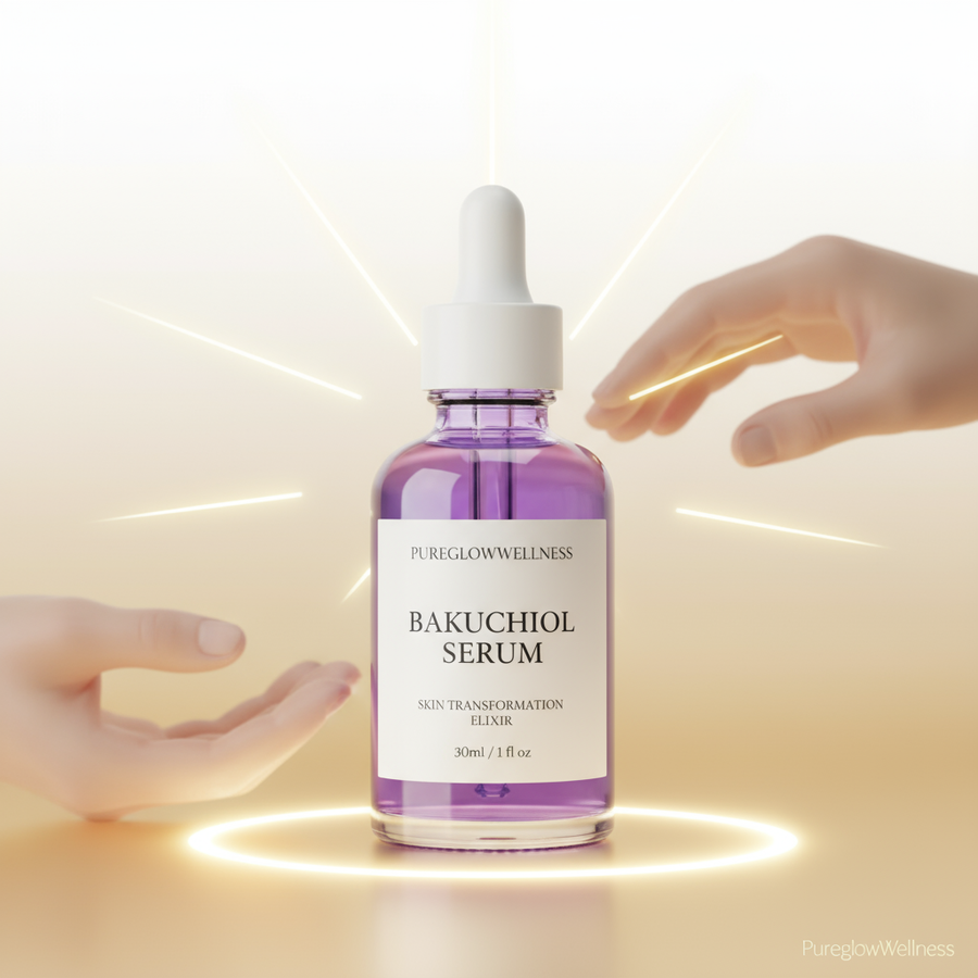 PureglowWellness™ – Natural Bakuchiol Serum | Retinol Alternative Anti-Aging & Glow