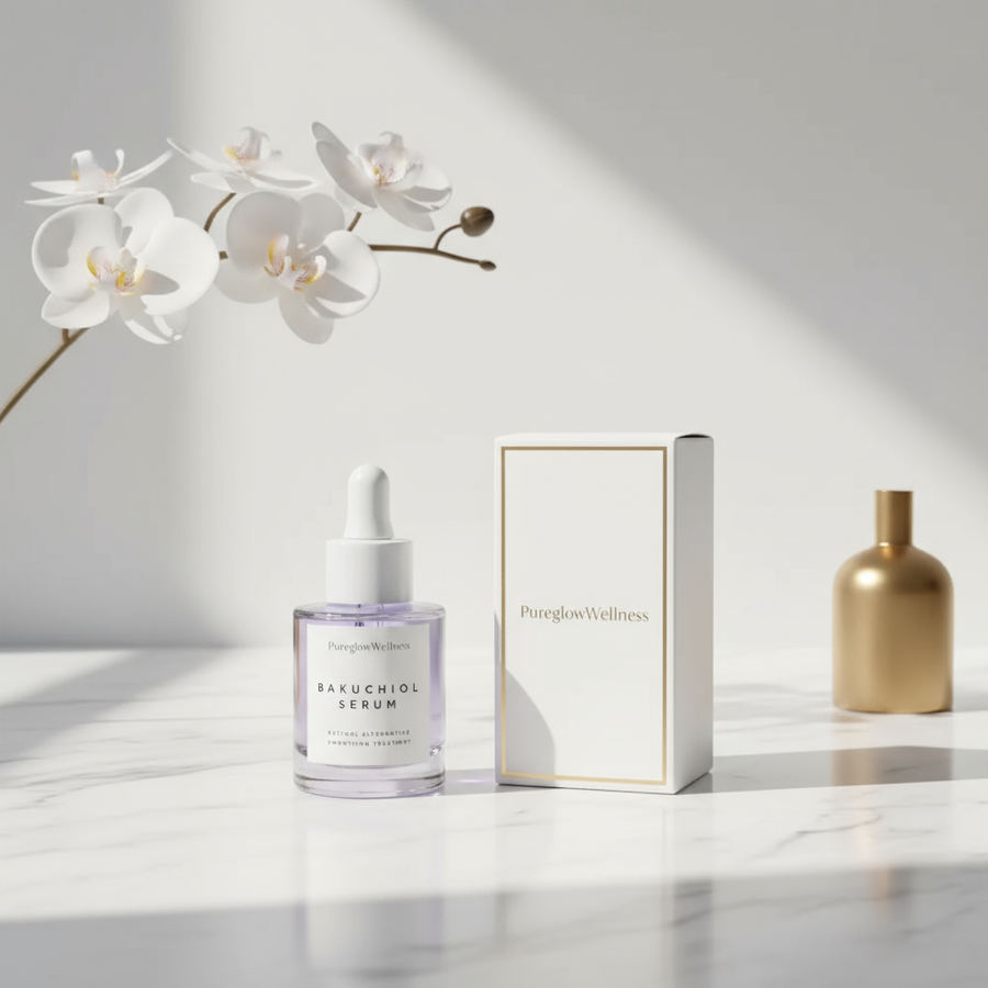 PureglowWellness™ – Natural Bakuchiol Serum | Retinol Alternative Anti-Aging & Glow