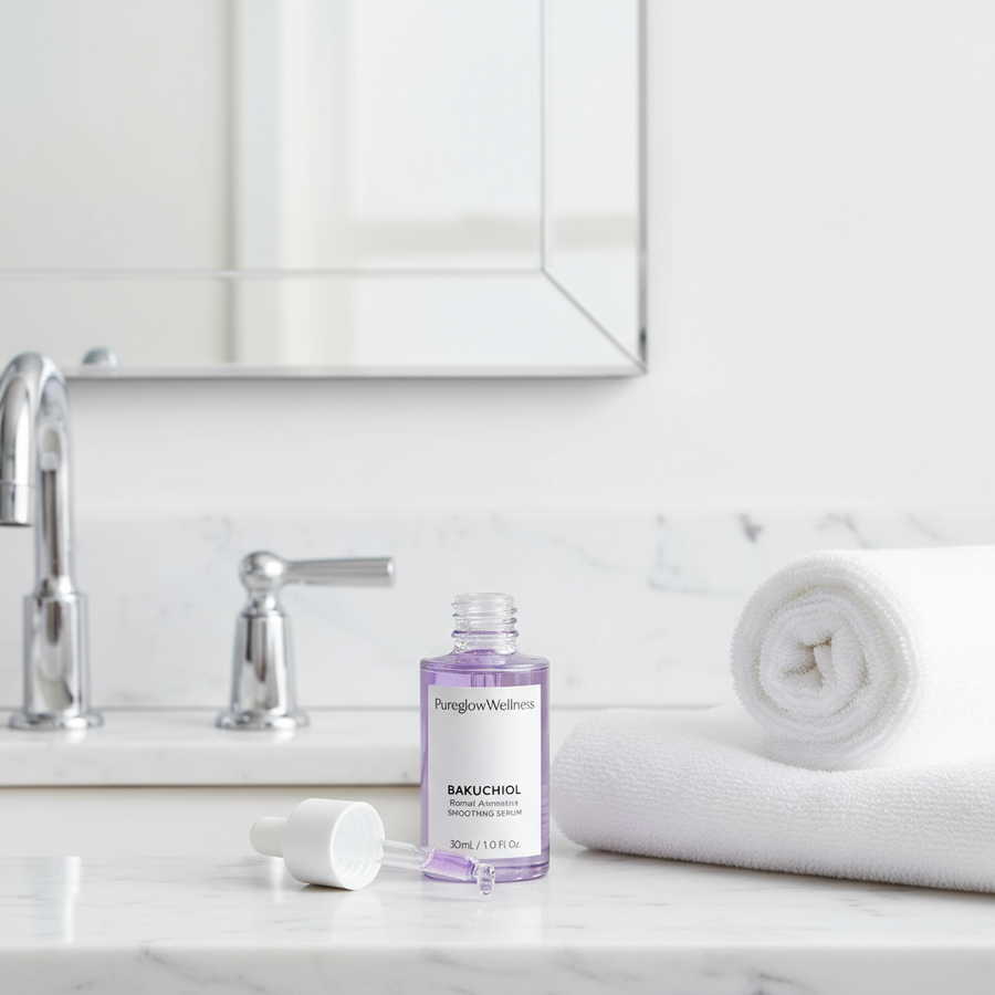 PureglowWellness™ – Natural Bakuchiol Serum | Retinol Alternative Anti-Aging & Glow