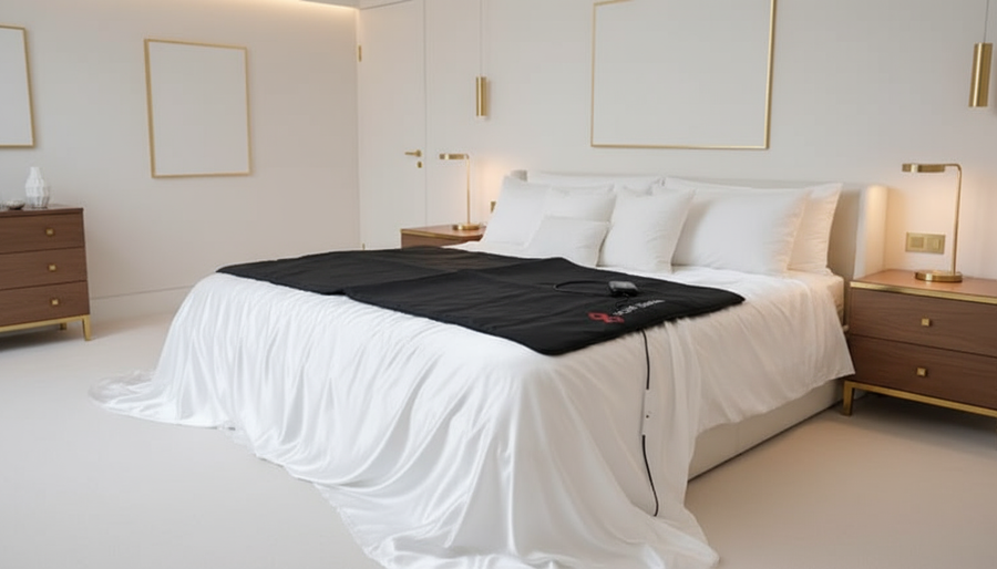 “PureglowWellness™ – Couverture Sauna Infrarouge | Detox, Relaxation & Perte de Poids”