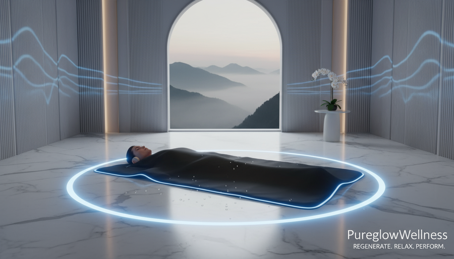 “PureglowWellness™ – Couverture Sauna Infrarouge | Detox, Relaxation & Perte de Poids”