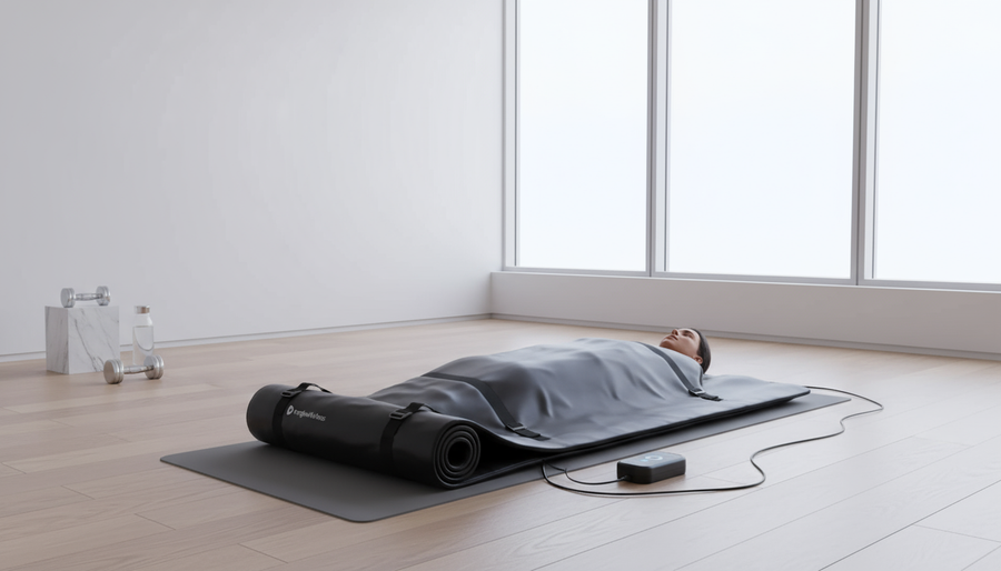 “PureglowWellness™ – Couverture Sauna Infrarouge | Detox, Relaxation & Perte de Poids”