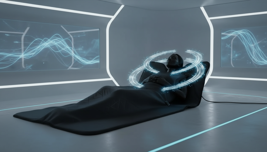 “PureglowWellness™ – Couverture Sauna Infrarouge | Detox, Relaxation & Perte de Poids”
